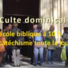 Culte (école biblique et catéchisme) au temple du Salin à 10 h 30
