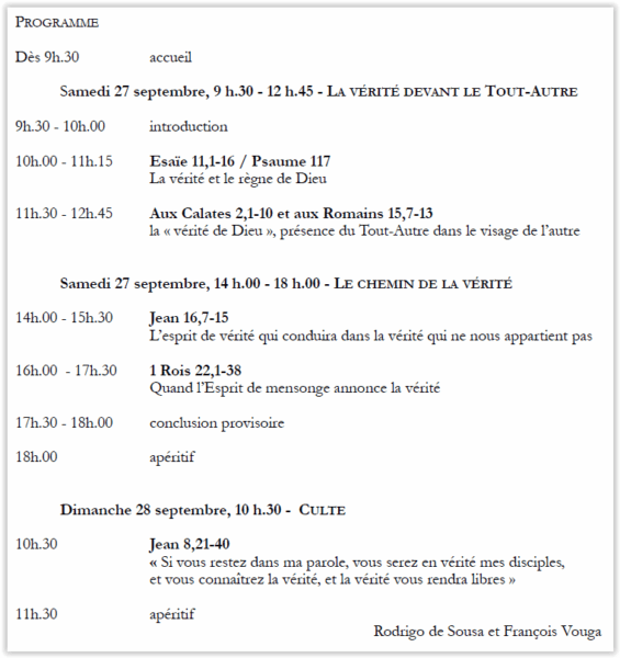 Programme de l'académie passagère de Puylaurens 2025