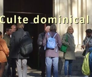 Culte dominical au Salin